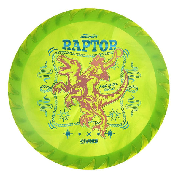 #132 White Rim (Pink Holo/Blue Linear Holo) 173-174 Tour Championships Z Swirl Fuzed Raptor with Solid ESP Rim