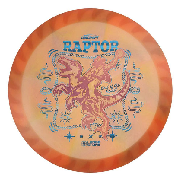 #134 White Rim (Pink Holo/Blue Linear Holo) 173-174 Tour Championships Z Swirl Fuzed Raptor with Solid ESP Rim