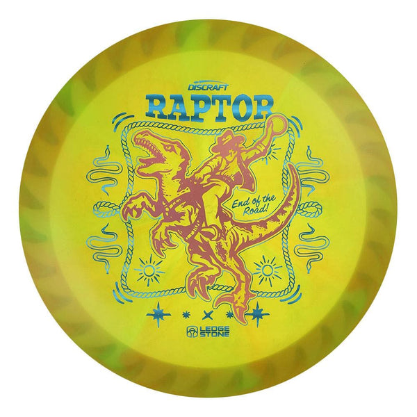#135 White Rim (Pink Holo/Blue Linear Holo) 173-174 Tour Championships Z Swirl Fuzed Raptor with Solid ESP Rim