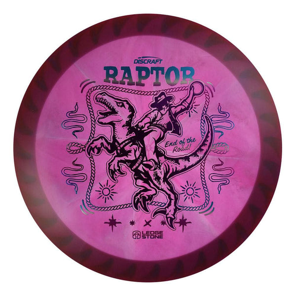 #142 White Rim (Purple Metallic/Winter Sunset) 173-174 Tour Championships Z Swirl Fuzed Raptor with Solid ESP Rim