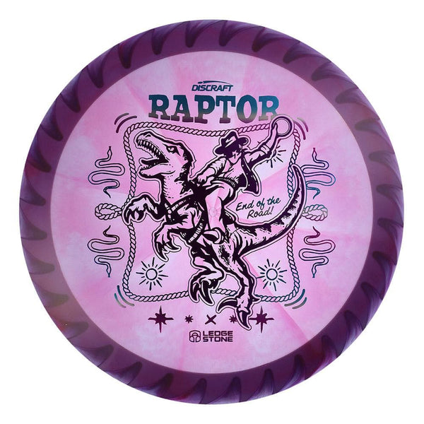 #144 White Rim (Purple Metallic/Winter Sunset) 173-174 Tour Championships Z Swirl Fuzed Raptor with Solid ESP Rim