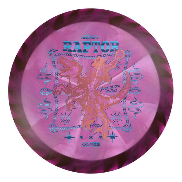 #23 Black Rim (Pink Holo/Blue Linear Holo) 173-174 Tour Championships Z Swirl Fuzed Raptor with Solid ESP Rim