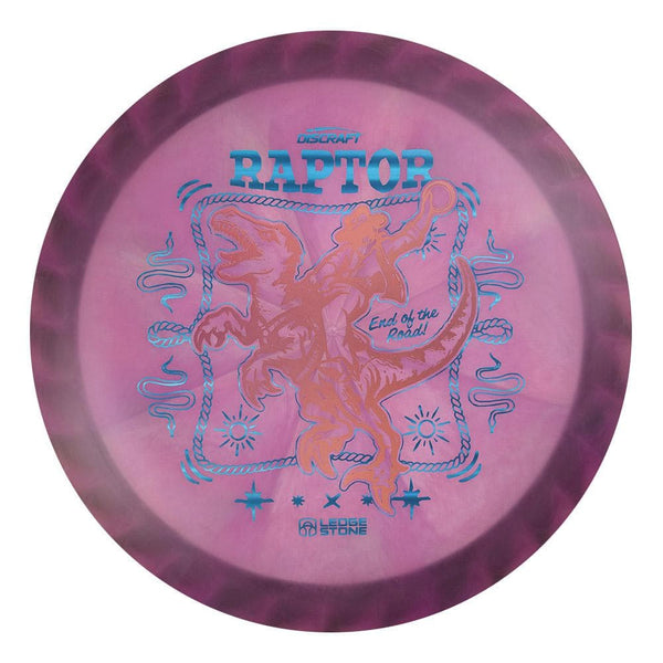#25 Black Rim (Pink Holo/Blue Linear Holo) 173-174 Tour Championships Z Swirl Fuzed Raptor with Solid ESP Rim
