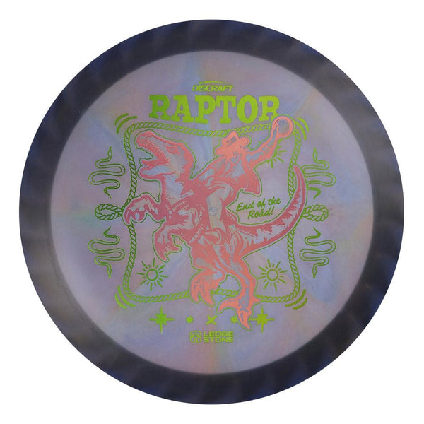 #33 Black Rim (Pink Holo/Pickle Holo) 173-174 Tour Championships Z Swirl Fuzed Raptor with Solid ESP Rim