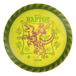 #34 Black Rim (Pink Holo/Pickle Holo) 173-174 Tour Championships Z Swirl Fuzed Raptor with Solid ESP Rim