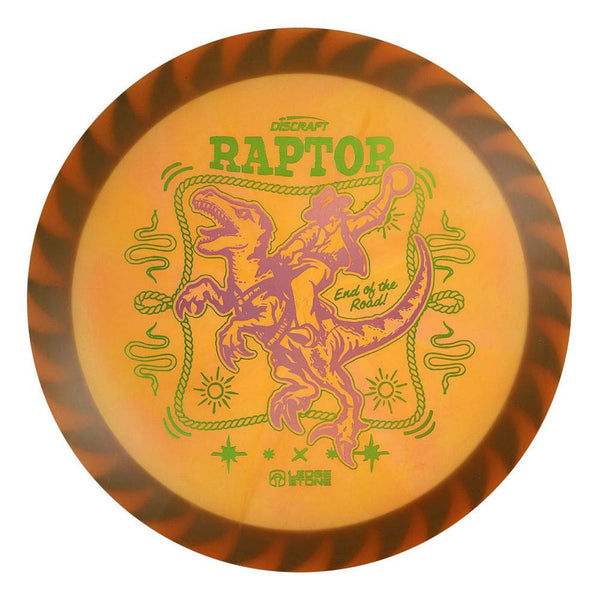 #35 Black Rim (Pink Holo/Pickle Holo) 173-174 Tour Championships Z Swirl Fuzed Raptor with Solid ESP Rim