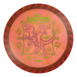 #38 Black Rim (Pink Holo/Pickle Holo) 173-174 Tour Championships Z Swirl Fuzed Raptor with Solid ESP Rim