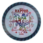 #39 Black Rim (Rainbow Sparkle Stars/Red Linear Holo) 173-174 Tour Championships Z Swirl Fuzed Raptor with Solid ESP Rim