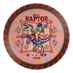 #40 Black Rim (Rainbow Sparkle Stars/Red Linear Holo) 173-174 Tour Championships Z Swirl Fuzed Raptor with Solid ESP Rim