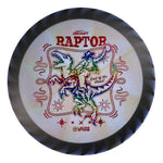 #41 Black Rim (Rainbow Sparkle Stars/Red Linear Holo) 173-174 Tour Championships Z Swirl Fuzed Raptor with Solid ESP Rim