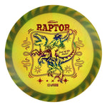 #43 Black Rim (Rainbow Sparkle Stars/Red Linear Holo) 173-174 Tour Championships Z Swirl Fuzed Raptor with Solid ESP Rim