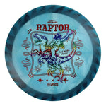 #44 Black Rim (Rainbow Sparkle Stars/Red Linear Holo) 173-174 Tour Championships Z Swirl Fuzed Raptor with Solid ESP Rim