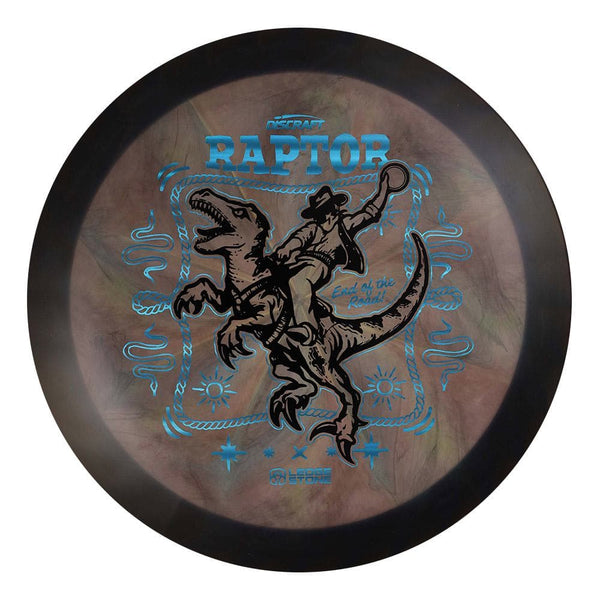 #53 Blue Rim (Black/Blue Linear Holo) 173-174 Tour Championships Z Swirl Fuzed Raptor with Solid ESP Rim