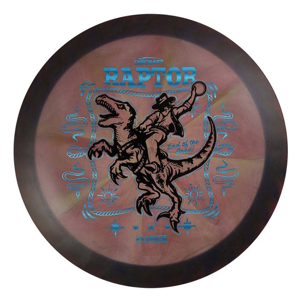 #54 Blue Rim (Black/Blue Linear Holo) 173-174 Tour Championships Z Swirl Fuzed Raptor with Solid ESP Rim