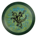 #55 Blue Rim (Black/Blue Linear Holo) 173-174 Tour Championships Z Swirl Fuzed Raptor with Solid ESP Rim