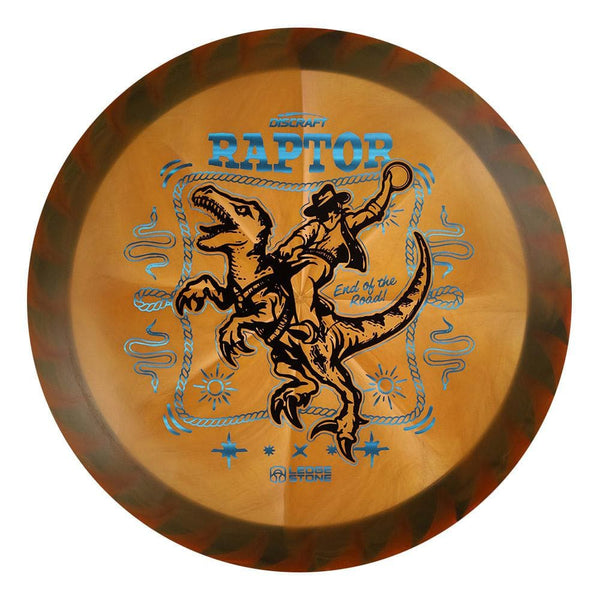 #57 Blue Rim (Black/Blue Linear Holo) 173-174 Tour Championships Z Swirl Fuzed Raptor with Solid ESP Rim