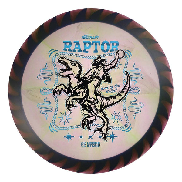#58 Blue Rim (Black/Blue Linear Holo) 173-174 Tour Championships Z Swirl Fuzed Raptor with Solid ESP Rim