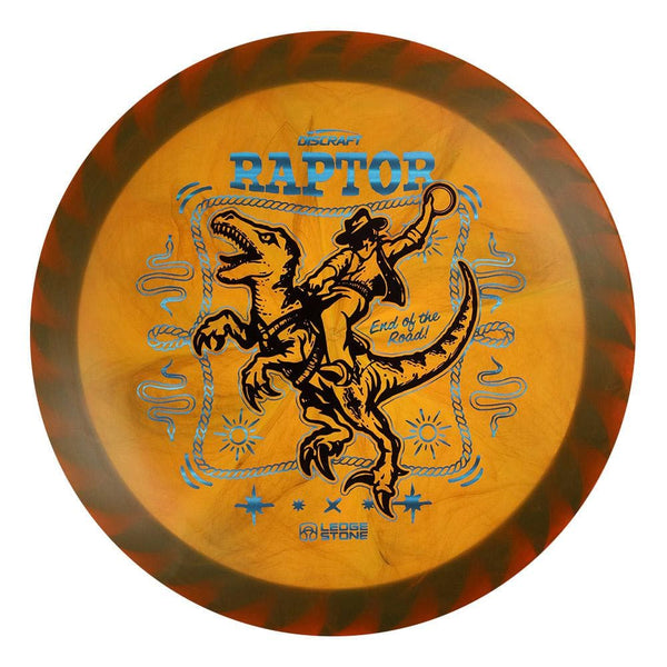 #66 Blue Rim (Black/Blue Linear Holo) 173-174 Tour Championships Z Swirl Fuzed Raptor with Solid ESP Rim
