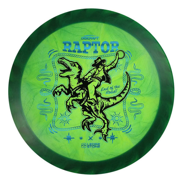 #67 Blue Rim (Black/Blue Linear Holo) 173-174 Tour Championships Z Swirl Fuzed Raptor with Solid ESP Rim