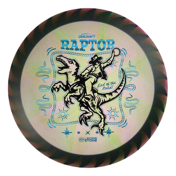 #68 Blue Rim (Black/Blue Linear Holo) 173-174 Tour Championships Z Swirl Fuzed Raptor with Solid ESP Rim