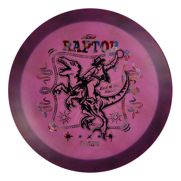 #71 Blue Rim (Black/Wonderbread) 173-174 Tour Championships Z Swirl Fuzed Raptor with Solid ESP Rim
