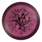#73 Blue Rim (Black/Wonderbread) 173-174 Tour Championships Z Swirl Fuzed Raptor with Solid ESP Rim