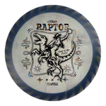 #76 Blue Rim (Black/Wonderbread) 173-174 Tour Championships Z Swirl Fuzed Raptor with Solid ESP Rim