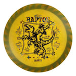 #77 Blue Rim (Black/Wonderbread) 173-174 Tour Championships Z Swirl Fuzed Raptor with Solid ESP Rim
