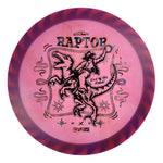 #78 Blue Rim (Black/Wonderbread) 173-174 Tour Championships Z Swirl Fuzed Raptor with Solid ESP Rim