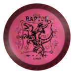 #80 Blue Rim (Black/Wonderbread) 173-174 Tour Championships Z Swirl Fuzed Raptor with Solid ESP Rim