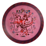 #98 Blue Rim (Red Linear Holo/Wonderbread) 173-174 Tour Championships Z Swirl Fuzed Raptor with Solid ESP Rim