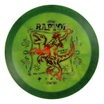 #99 Blue Rim (Red Linear Holo/Wonderbread) 173-174 Tour Championships Z Swirl Fuzed Raptor with Solid ESP Rim
