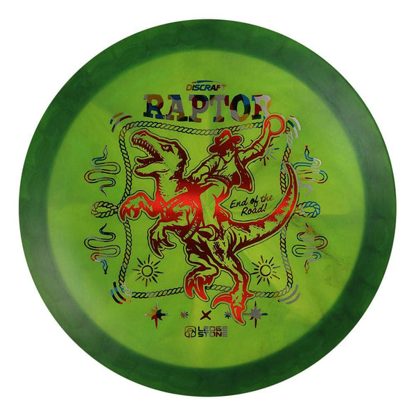 #99 Blue Rim (Red Linear Holo/Wonderbread) 173-174 Tour Championships Z Swirl Fuzed Raptor with Solid ESP Rim