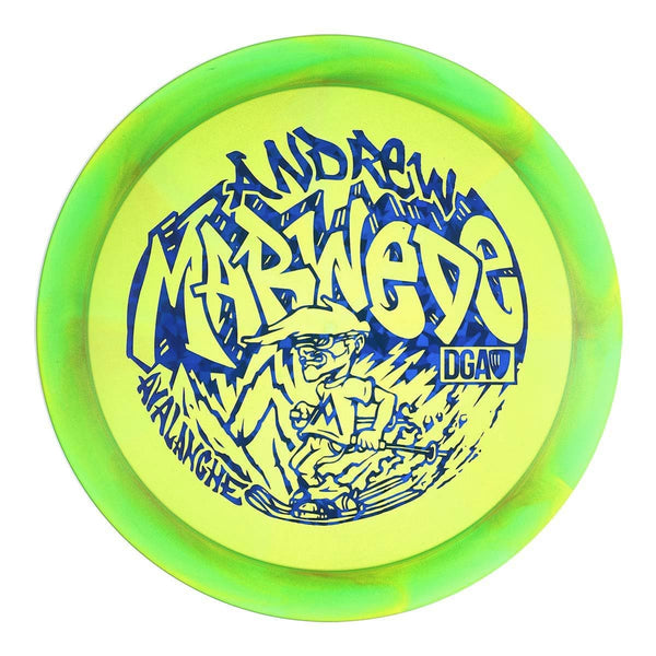 #34 (Blue Dark Shatter) 175-176 DGA 2024 Tour Series Andrew Marwede Avalanche