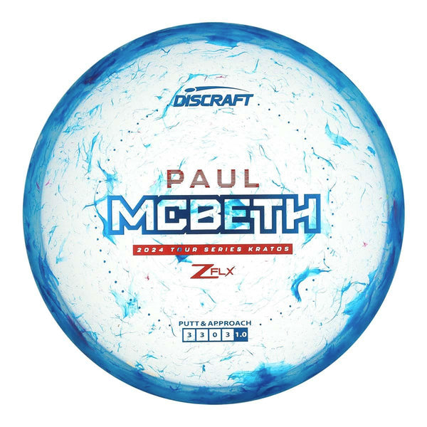 #4 (Blue Metallic) 173-174 2024 Tour Series Jawbreaker Z FLX Paul McBeth Kratos - Vault