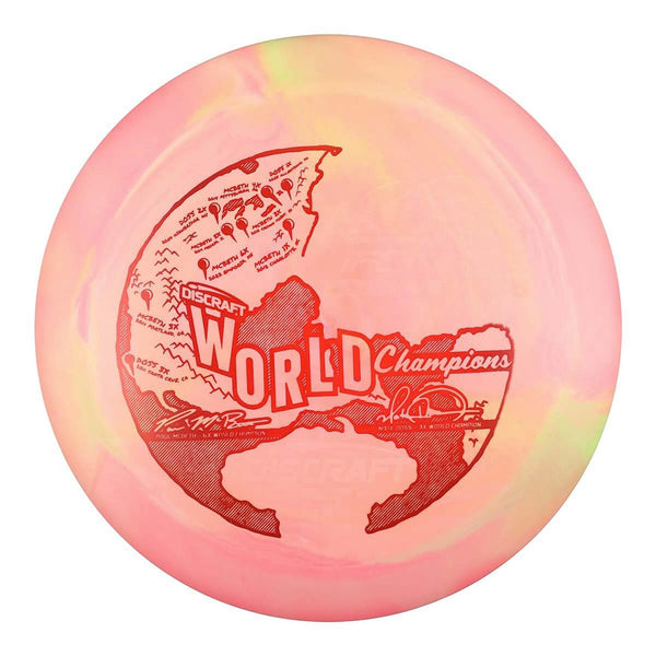 #86 (Magenta Metallic) 170-172 Paul McBeth & Nate Doss Collab ESP Swirl Force (170-172g)