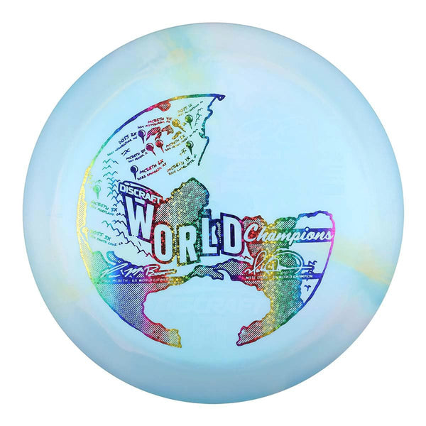 #75 (Rainbow Sparkle Stars) 170-172 Paul McBeth & Nate Doss Collab ESP Swirl Force (170-172g)