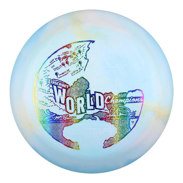 #74 (Rainbow Sparkle Stars) 170-172 Paul McBeth & Nate Doss Collab ESP Swirl Force (170-172g)