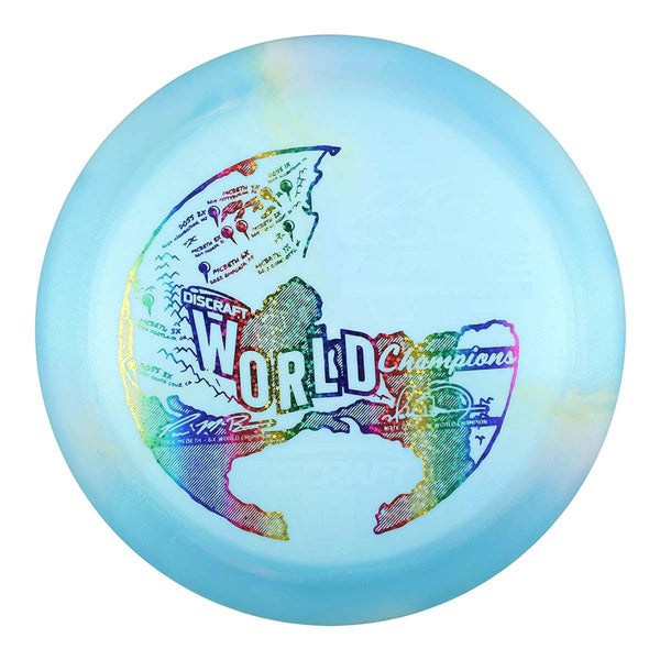 #72 (Rainbow Sparkle Stars) 170-172 Paul McBeth & Nate Doss Collab ESP Swirl Force (170-172g)