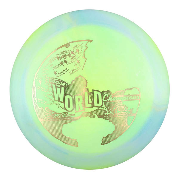 #30 (Gold Holo) 170-172 Paul McBeth & Nate Doss Collab ESP Swirl Force (170-172g)