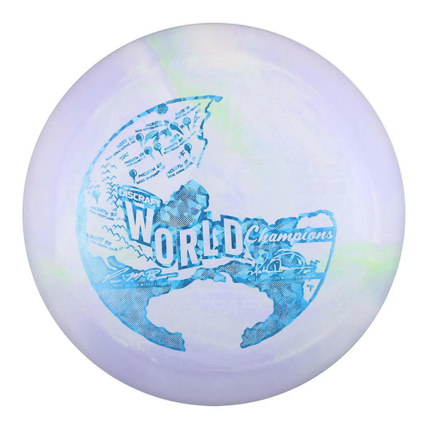 #24 (Blue Light Shatter) 170-172 Paul McBeth & Nate Doss Collab ESP Swirl Force (170-172g)