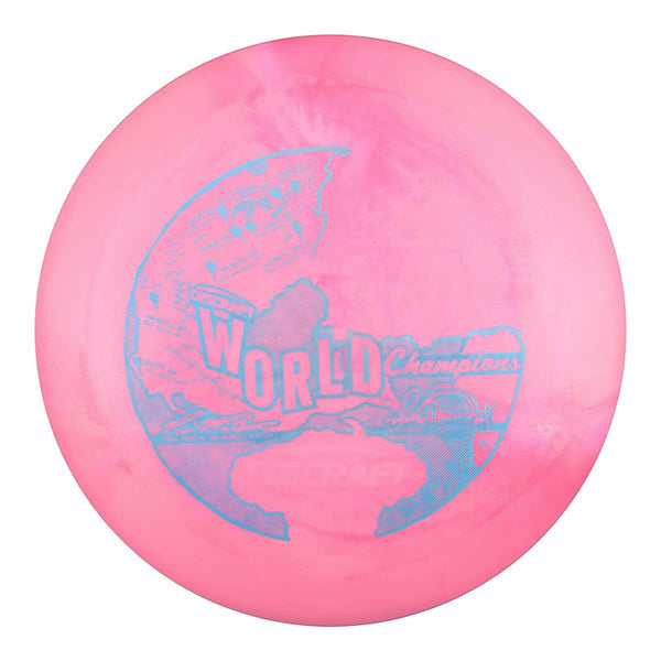 #18 (Blue Light Holo) 170-172 Paul McBeth & Nate Doss Collab ESP Swirl Force (170-172g)