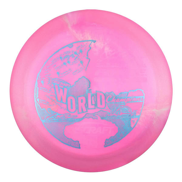 #16 (Blue Light Holo) 170-172 Paul McBeth & Nate Doss Collab ESP Swirl Force (170-172g)