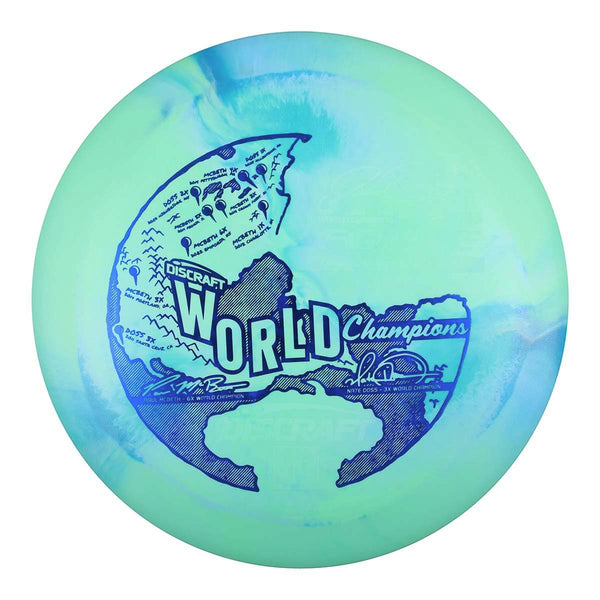 #12 (Blue Dark Shatter) 170-172 Paul McBeth & Nate Doss Collab ESP Swirl Force (170-172g)