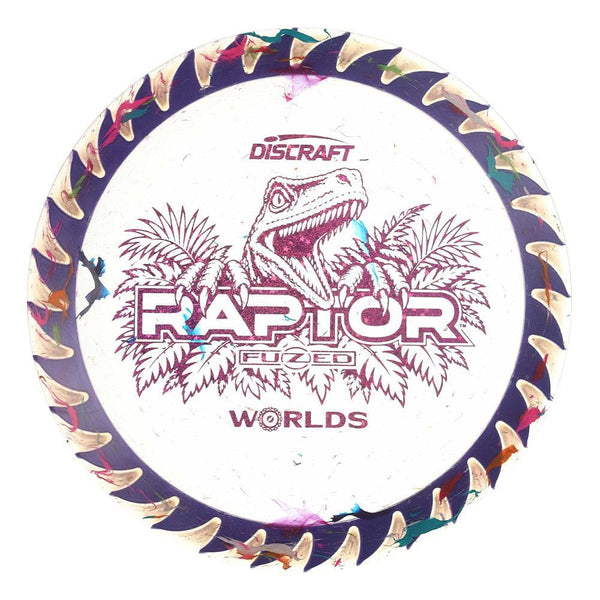 #104 w/Purple Rim (Magenta Sparkle Stars) 173-174 Worlds JBZ Fuzed Raptor