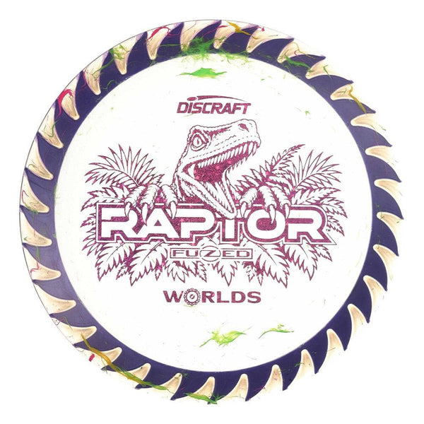 #105 w/Purple Rim (Magenta Sparkle Stars) 173-174 Worlds JBZ Fuzed Raptor