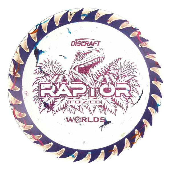 #106 w/Purple Rim (Magenta Sparkle Stars) 173-174 Worlds JBZ Fuzed Raptor