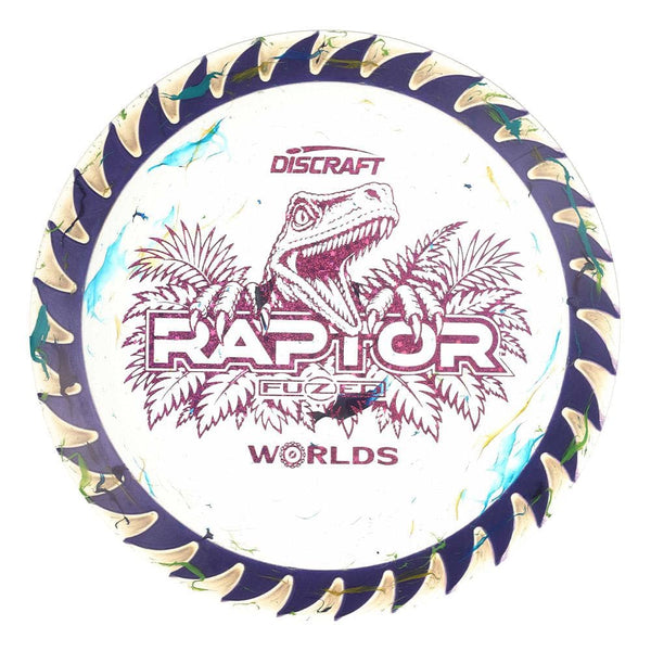 #107 w/Purple Rim (Magenta Sparkle Stars) 173-174 Worlds JBZ Fuzed Raptor