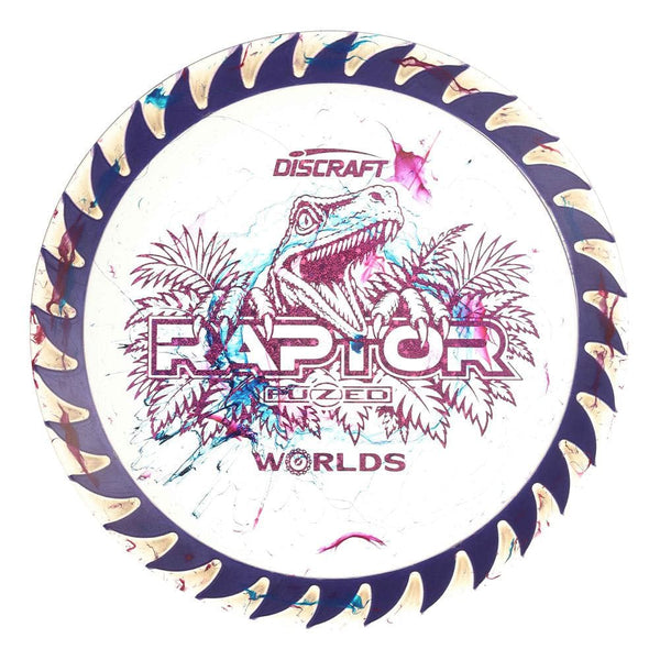#112 w/Purple Rim (Magenta Sparkle Stars) 173-174 Worlds JBZ Fuzed Raptor