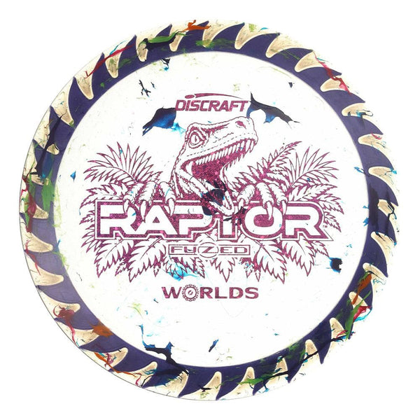 #114 w/Purple Rim (Magenta Sparkle Stars) 173-174 Worlds JBZ Fuzed Raptor